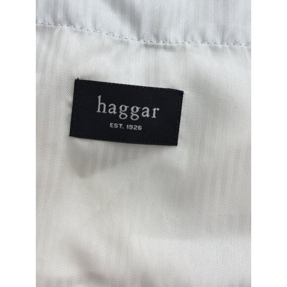 Haggar Men’s Lightweight Blue Pleated Front Shorts Size 38 - Picture 8 of 9